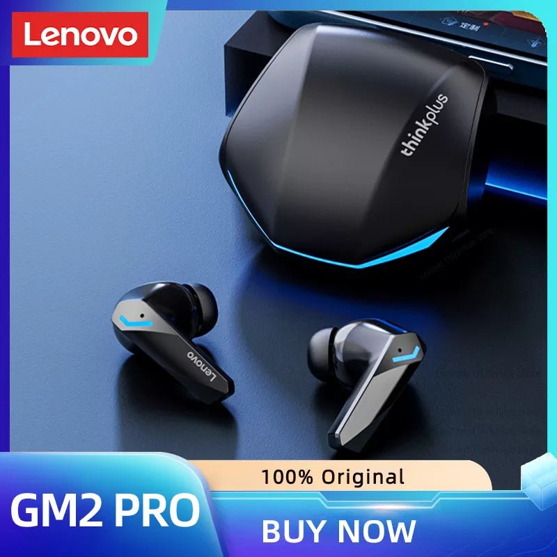 Lenovo GM2 Pro Bluetooth Wireless Earbuds - HD Call Dual Mode Gaming Headset - Kaiju Mafia