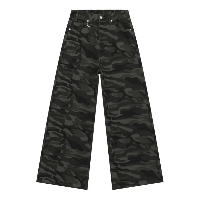 old blue washed denim pants in a casual style, perfect for relaxed outfits and versatile looks.