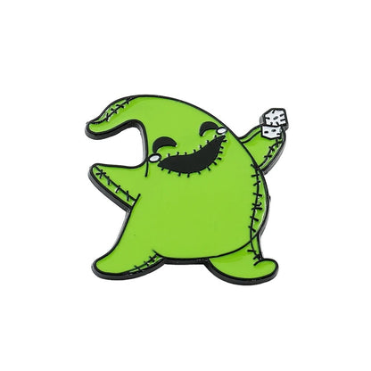 Disney The Nightmare Before Christmas Enamel Pin Cartoon Figure Sally Jack Skellington Metal Badge Brooch Kawaii Accessories - Kaiju Mafia