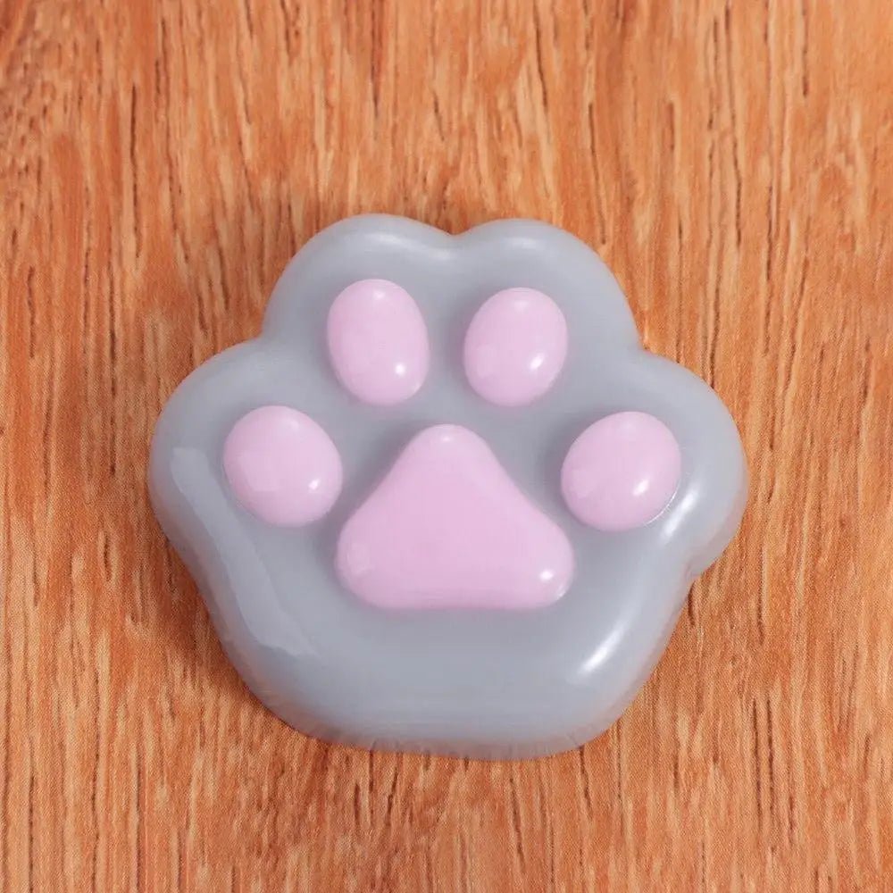 Mini Cat Paw Squeeze Toy Silicone Pinch Decompression Toy Plush TPR Fidget Sensory Toys For Kids Adults Gift - Kaiju Mafia