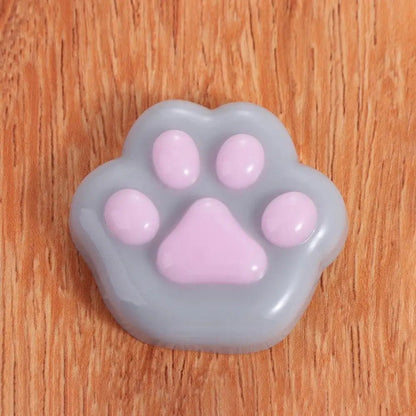 Mini Cat Paw Squeeze Toy Silicone Pinch Decompression Toy Plush TPR Fidget Sensory Toys For Kids Adults Gift - Kaiju Mafia
