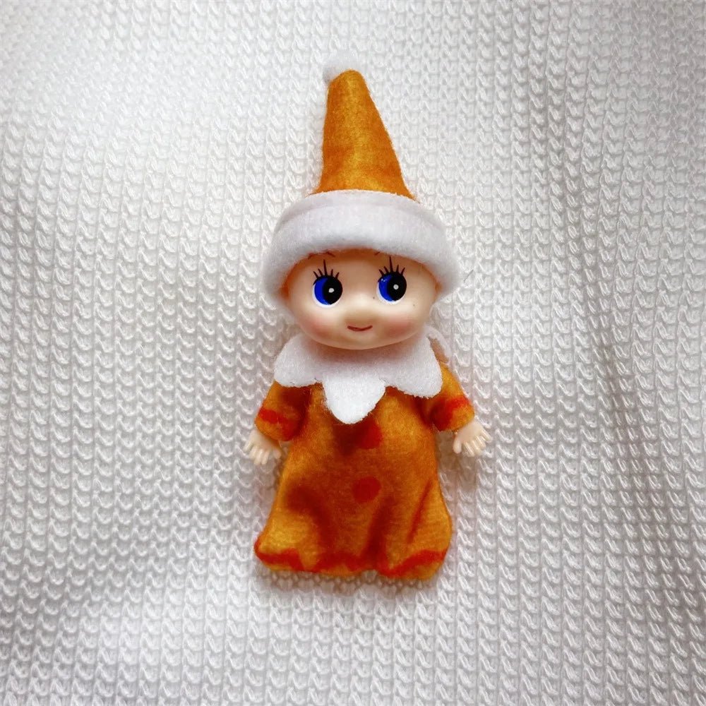 Christmas Mini Baby Elf Dolls Todder Elves Shining Kindness Craft Babies Doll Toy Decoration On The Shelf Gift For Girl Boy Kid - Kaiju Mafia