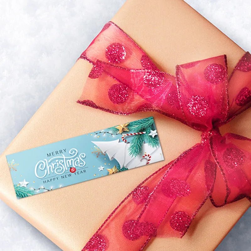 120Pcs/roll Merry Christmas Stickers Happy New Year Gift Sealing Stickers Holiday Candy Bag Box Decoration Stationery Stickers - Kaiju Mafia