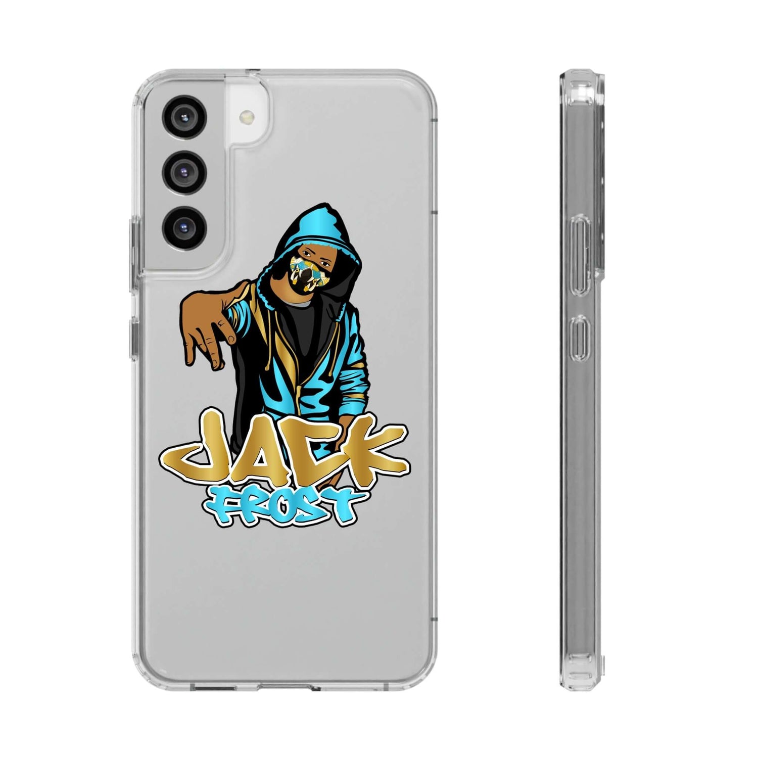 Jack Frost Face Clear Case