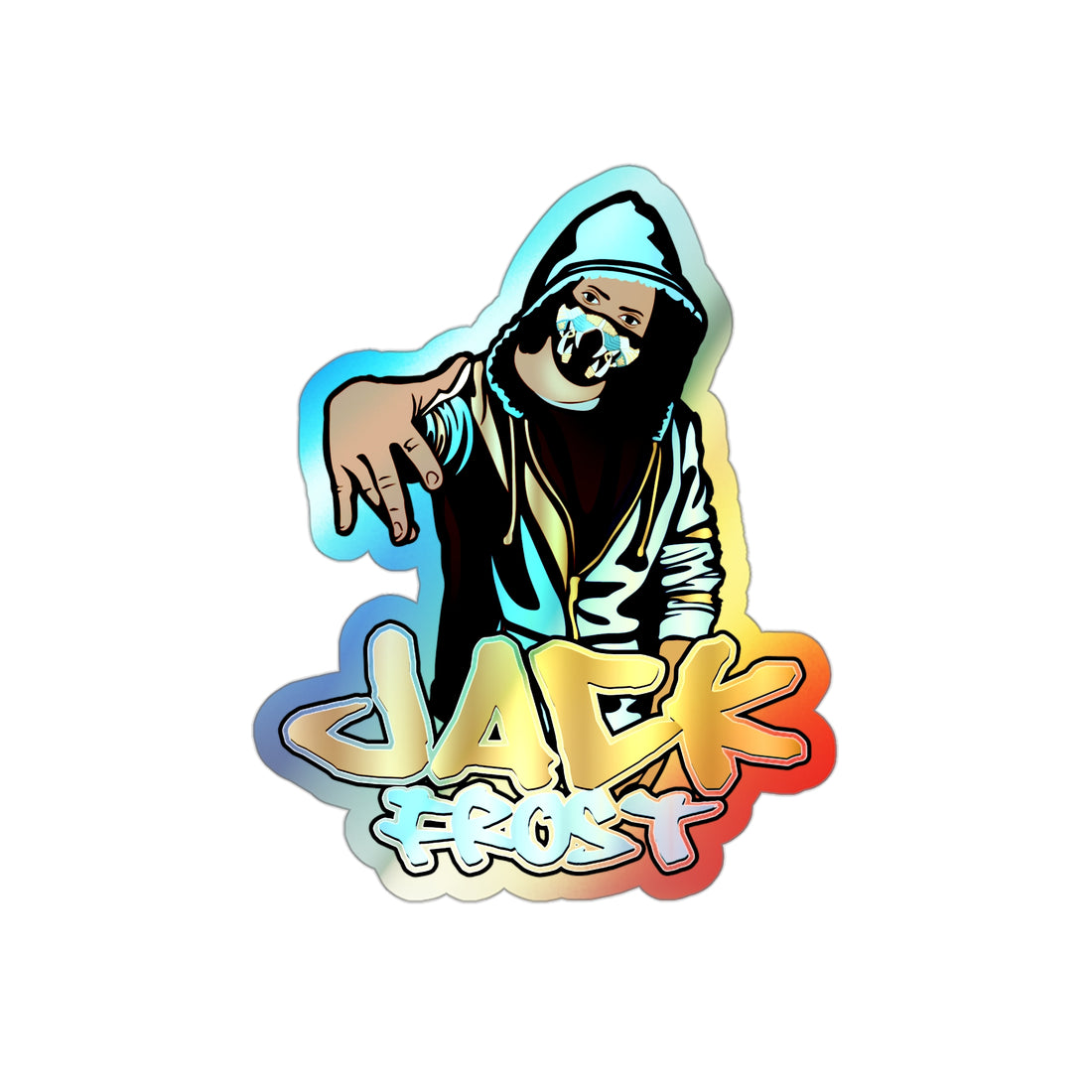 Jack Frost Holographic Die-cut Stickers