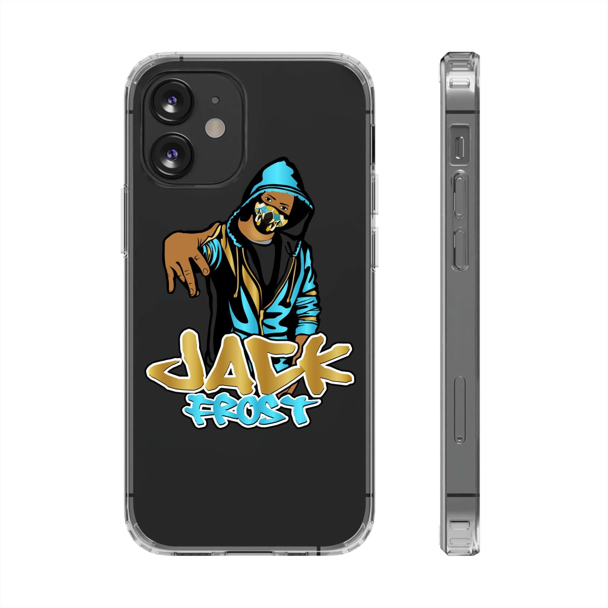 Jack Frost Face Clear Case