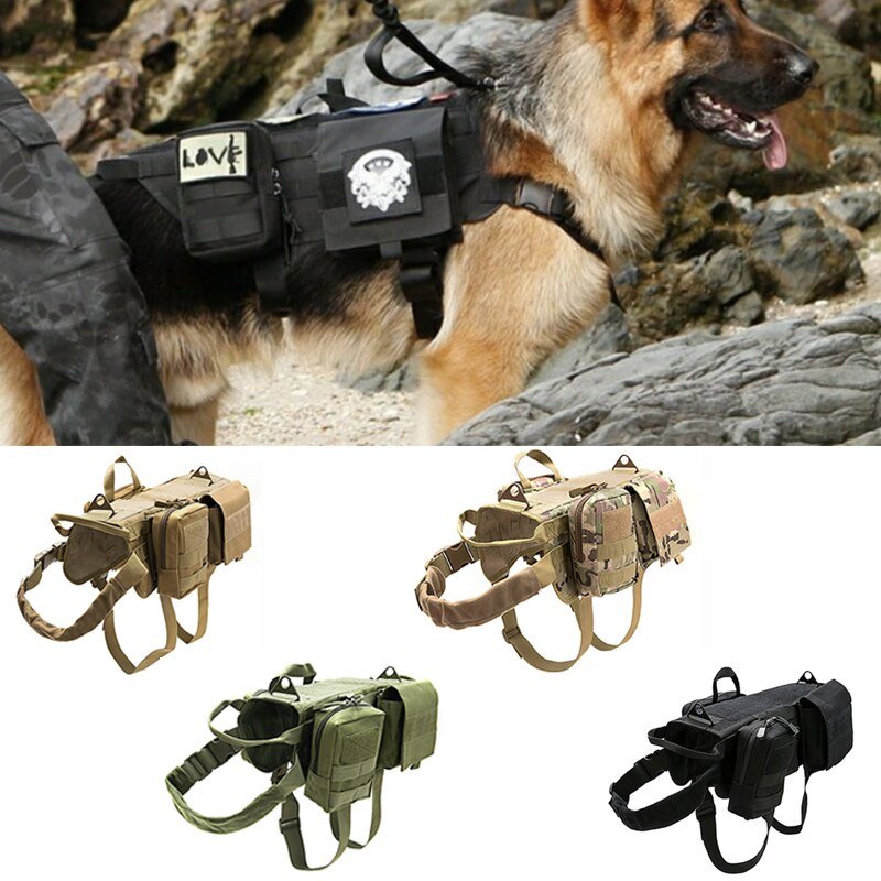 Tactical Military Dog Harness - Kaiju Mafia
