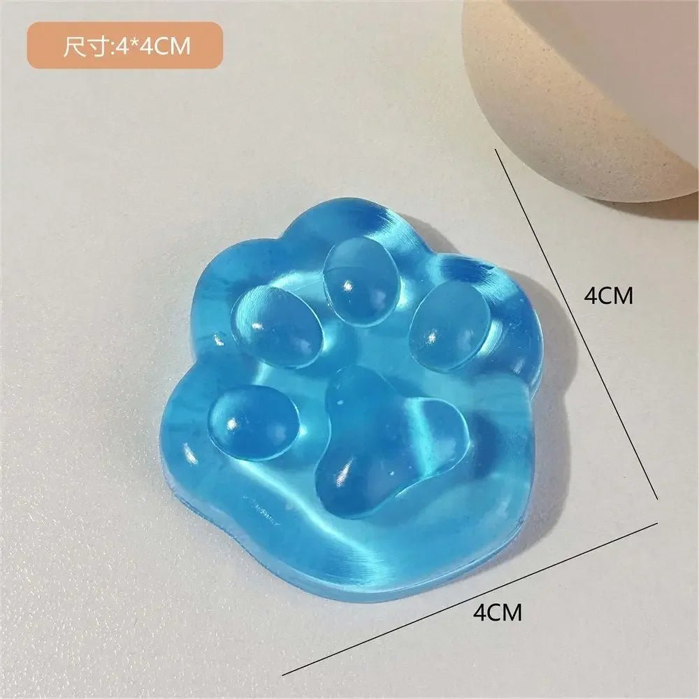 Mini Cat Paw Squeeze Toy Silicone Pinch Decompression Toy Plush TPR Fidget Sensory Toys For Kids Adults Gift - Kaiju Mafia