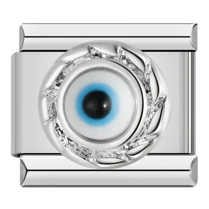 Hapiship 2024 Top Fashion Eye Moon Star Fish Spider Poker Queen Charm Italian Links Fit 9mm Bracelet Making DIY Jewelry DJ854 - Kaiju Mafia