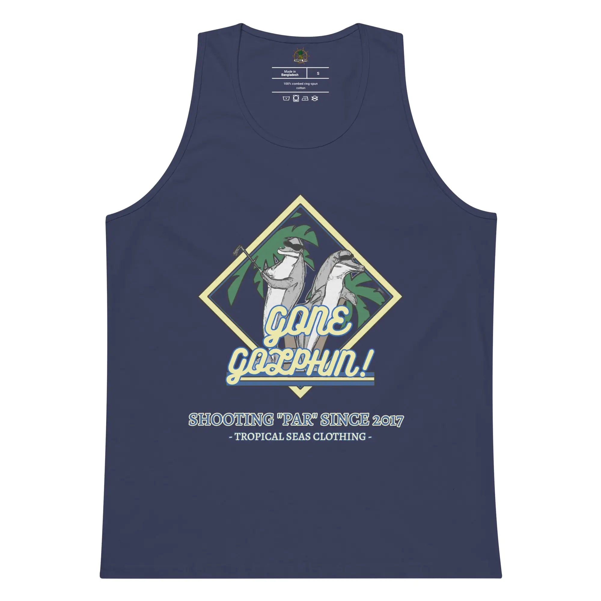 Men’s Premium Gone Golphin Tank Top - Kaiju Mafia