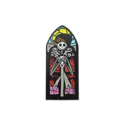 Disney The Nightmare Before Christmas Enamel Pin Cartoon Figure Sally Jack Skellington Metal Badge Brooch Kawaii Accessories - Kaiju Mafia
