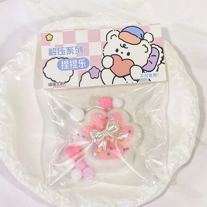 Mini Cat Paw Squeeze Toy Silicone Pinch Decompression Toy Plush TPR Fidget Sensory Toys For Kids Adults Gift - Kaiju Mafia