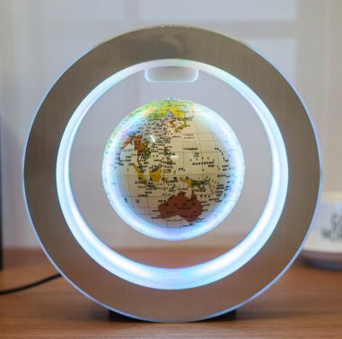 Round LED World Map Floating Globe Magnetic Levitation Light Anti Gravity Magic - Kaiju Mafia