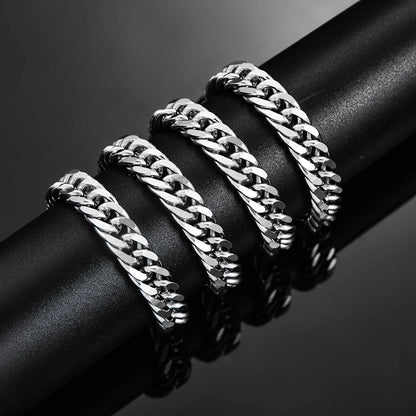 Stainless Steel Cuban Link Chains - Men&