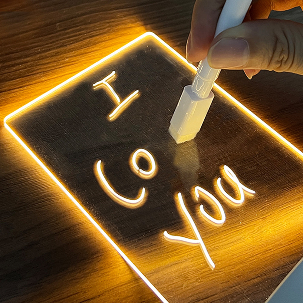 Creative LED Message Board Light