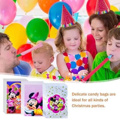 Disney Minnie Mouse Gift Bag Theme Birthday Party Decoration Candy Box Packaging Biscuit Storage Supplies Decorative Backpack - Kaiju Mafia