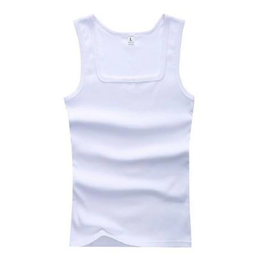 2020 Summer Plus Size Men Clothing Tank Tops Black White Gray Singlets Sleeveless Fitness Men Vest Casual Bodybuilding Vest New