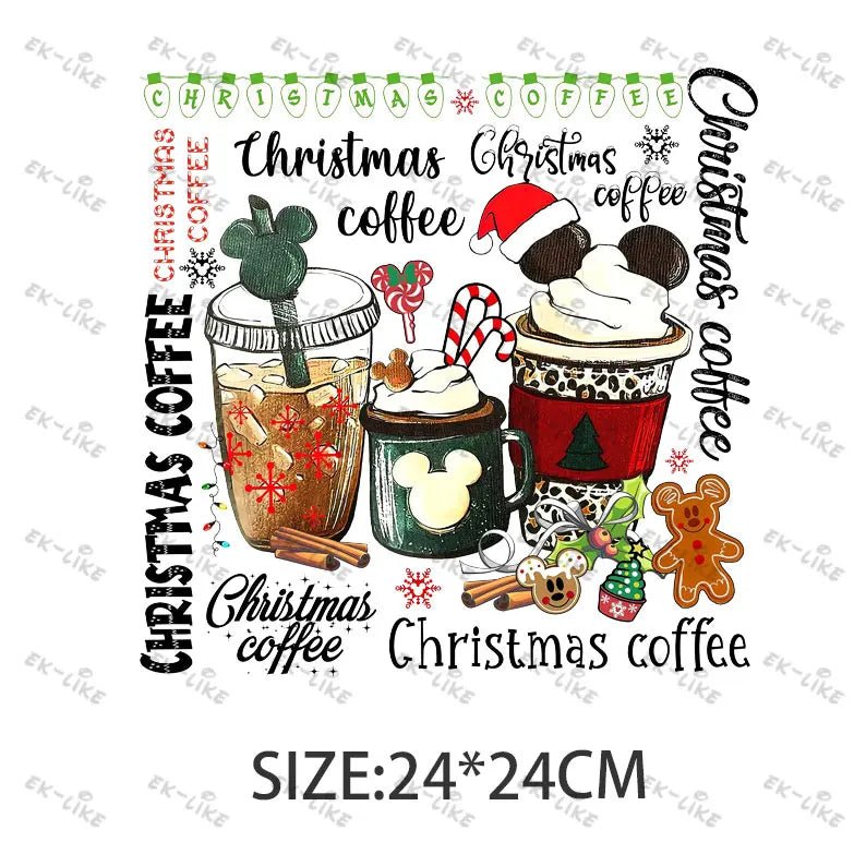 Disney Christmas Iron Transfers - Kaiju Mafia