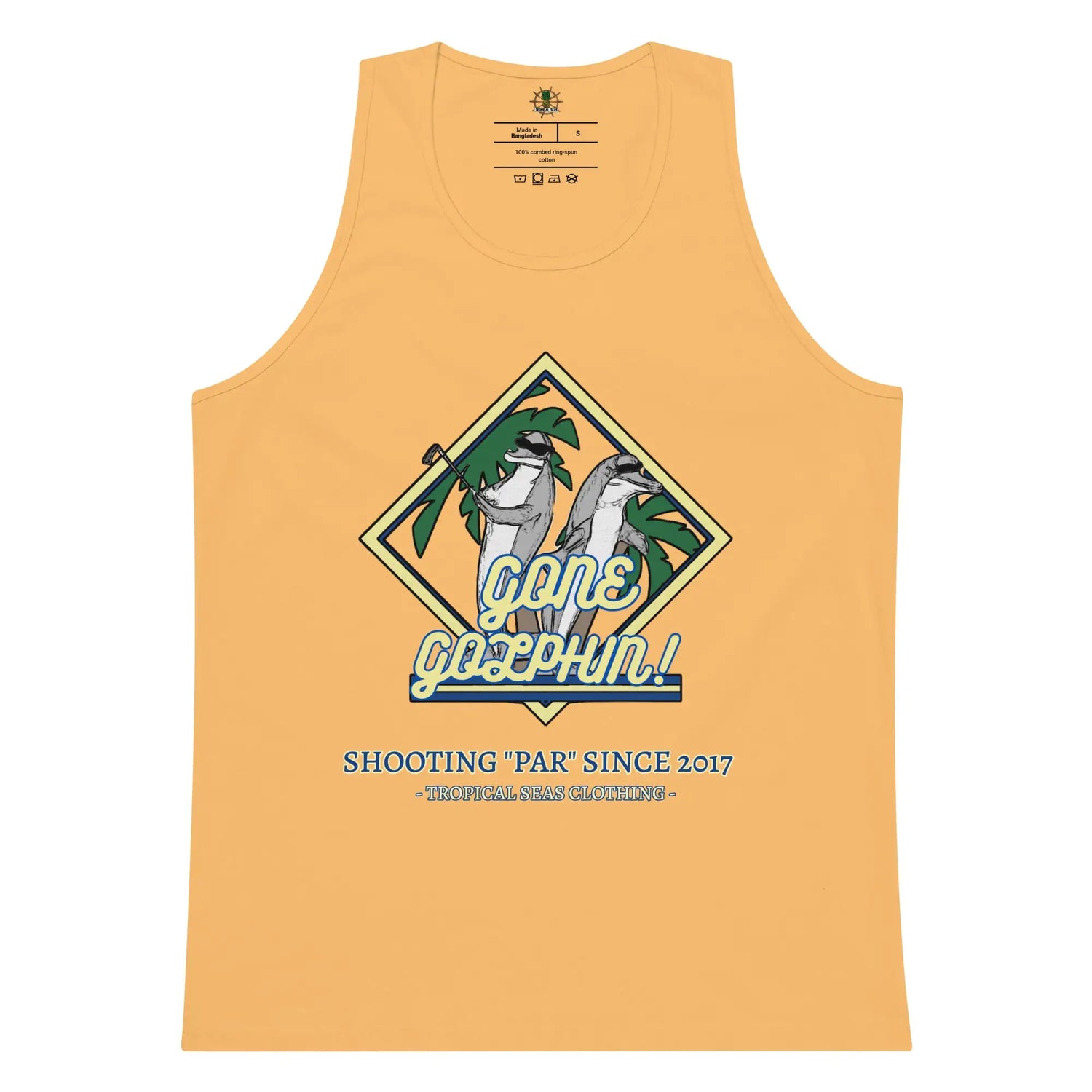 Men’s Premium Gone Golphin Tank Top - Kaiju Mafia
