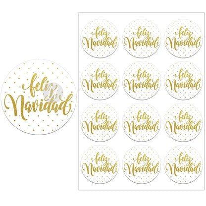 Feliz Navidad Gift Stickers