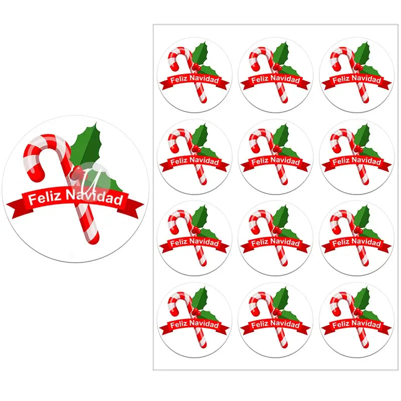 Feliz Navidad Gift Stickers