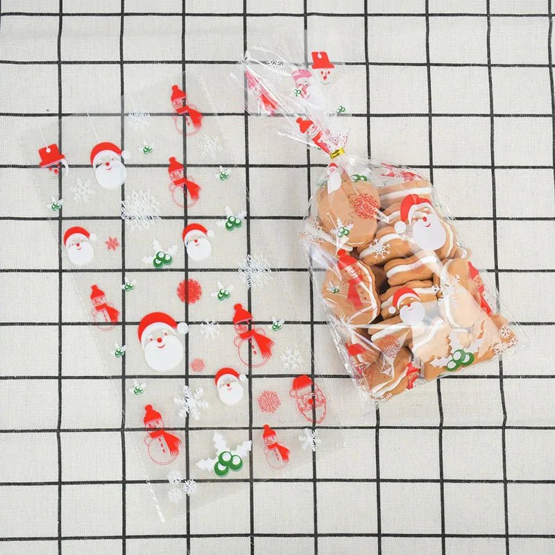 Transparent Christmas Gift Bags - Kaiju Mafia