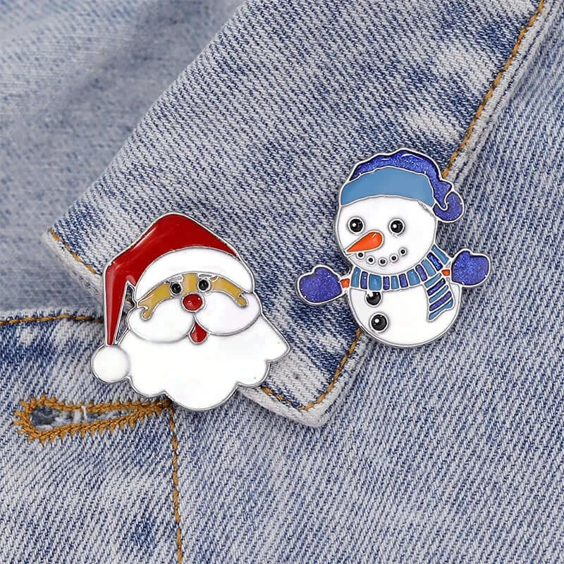 Cute Christmas Enamel Pins