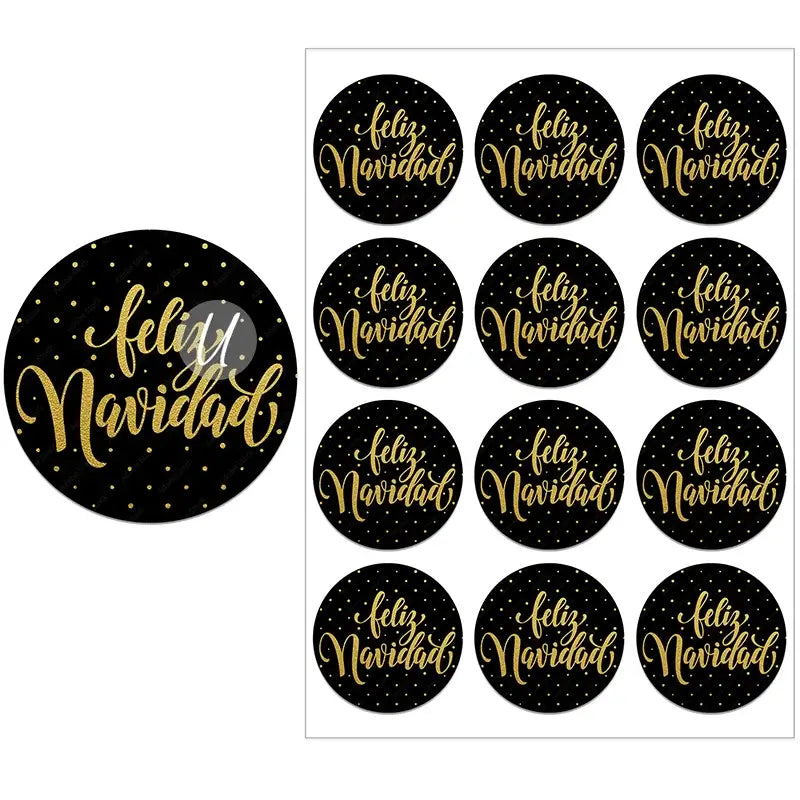 Feliz Navidad Gift Stickers