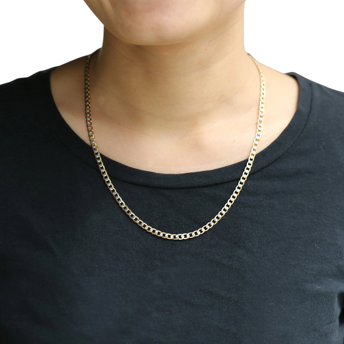 Trendsmax Gold Color Cuban Link Necklace