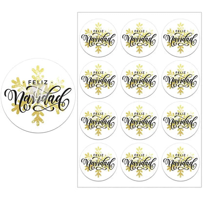 Feliz Navidad Gift Stickers