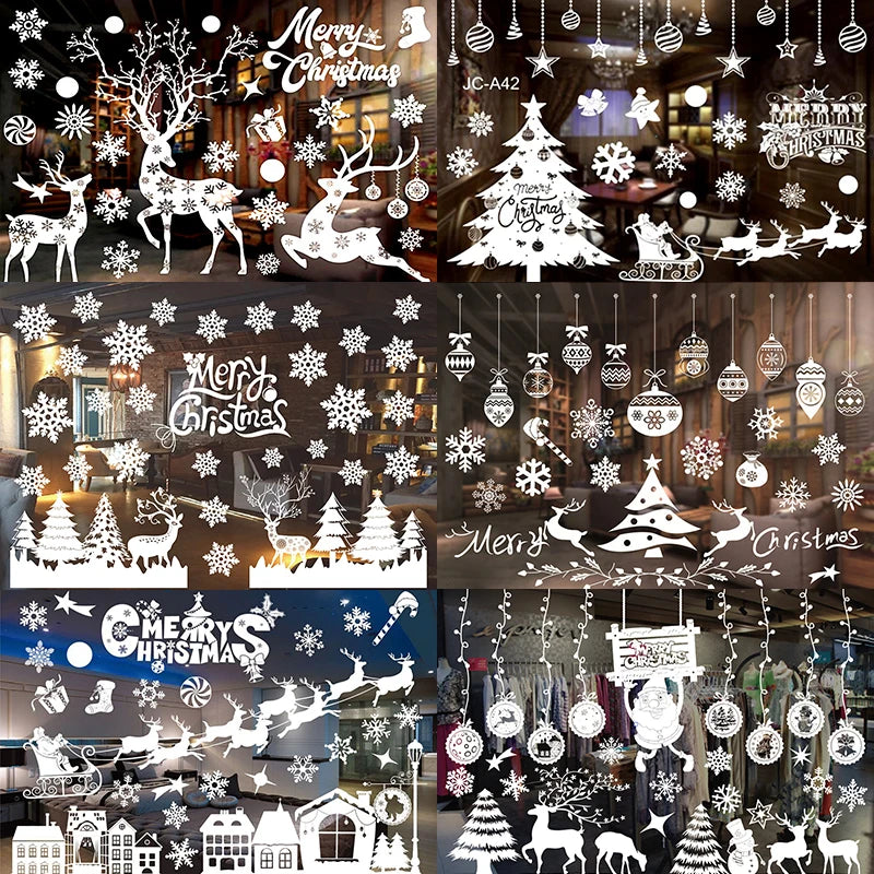 Christmas Snowflake Window Stickers