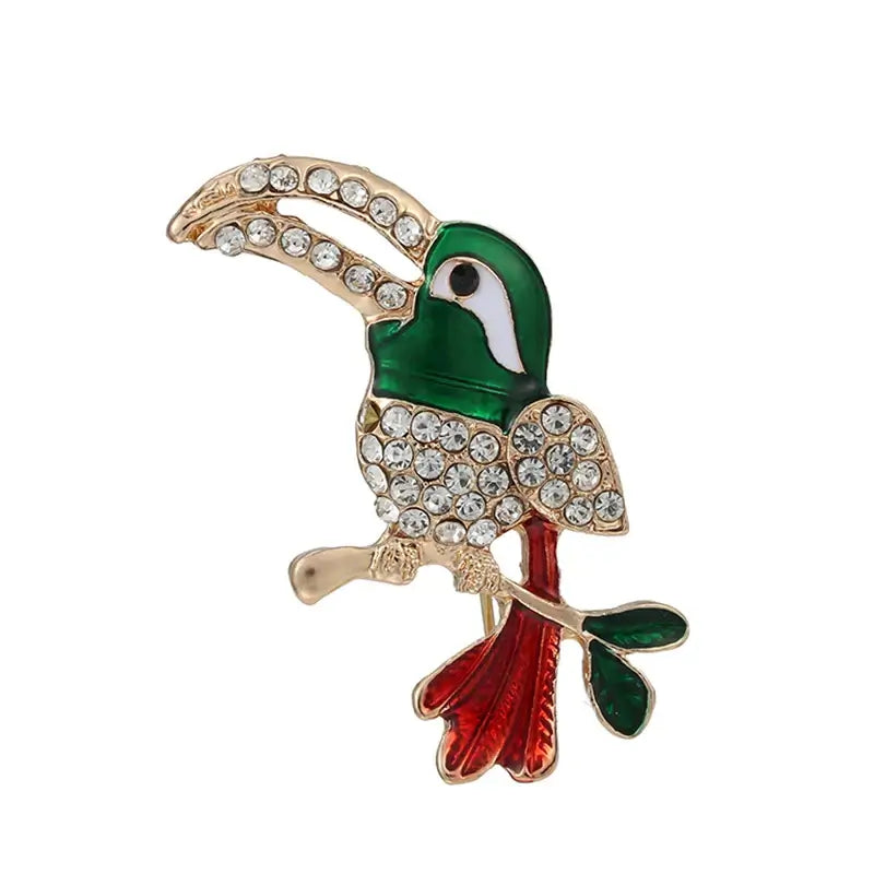 Christmas Rhinestone Brooch Pins