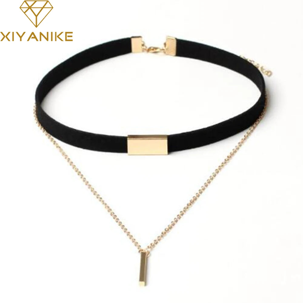 Black Velvet Choker Necklace