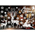 Christmas Snowflake Window Clings Stickers Santa Claus Reindeer Wall Glass Sticker Xmas Decorations Navidad 2023 Home Decor Noel - Kaiju Mafia