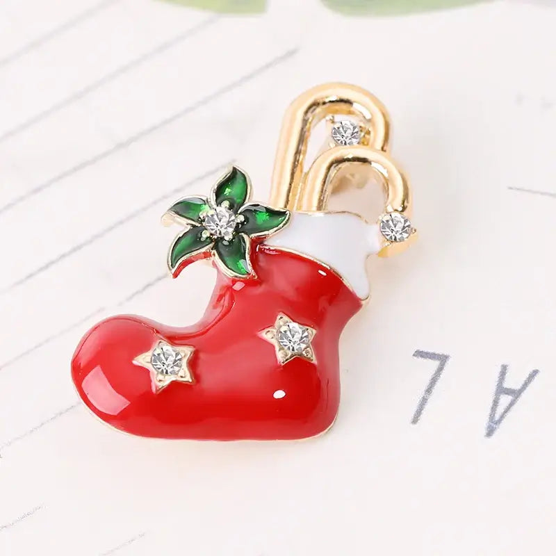 Cute Christmas Enamel Pins