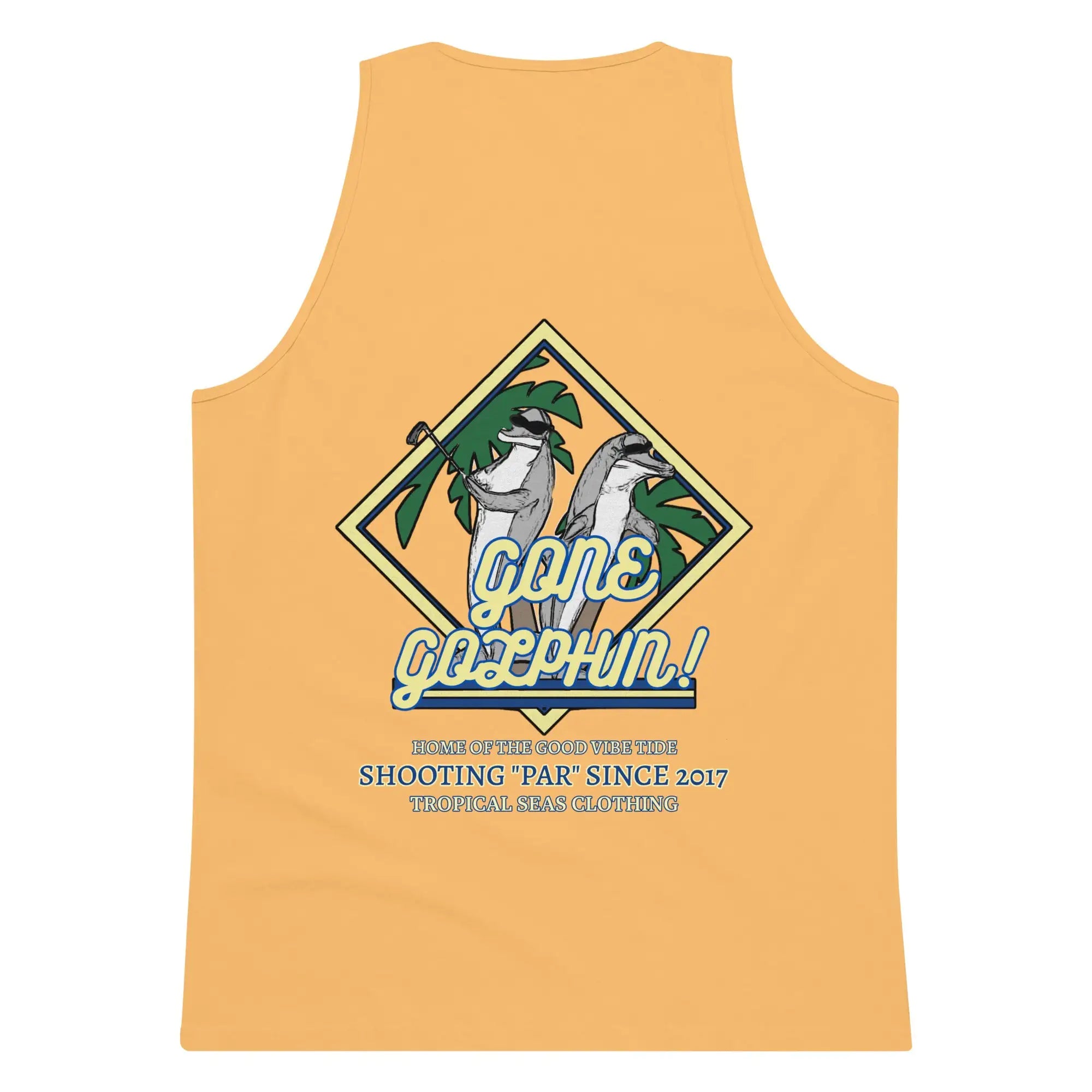 Men’s Premium Gone Golphin Tank Top - Kaiju Mafia
