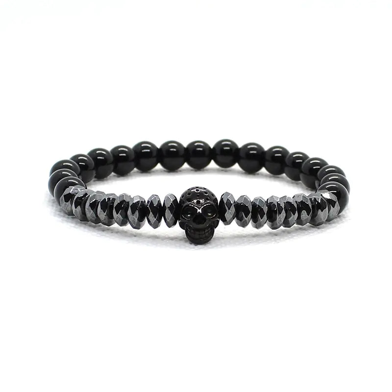 Matte Oxyn Stone Beads Bracelet