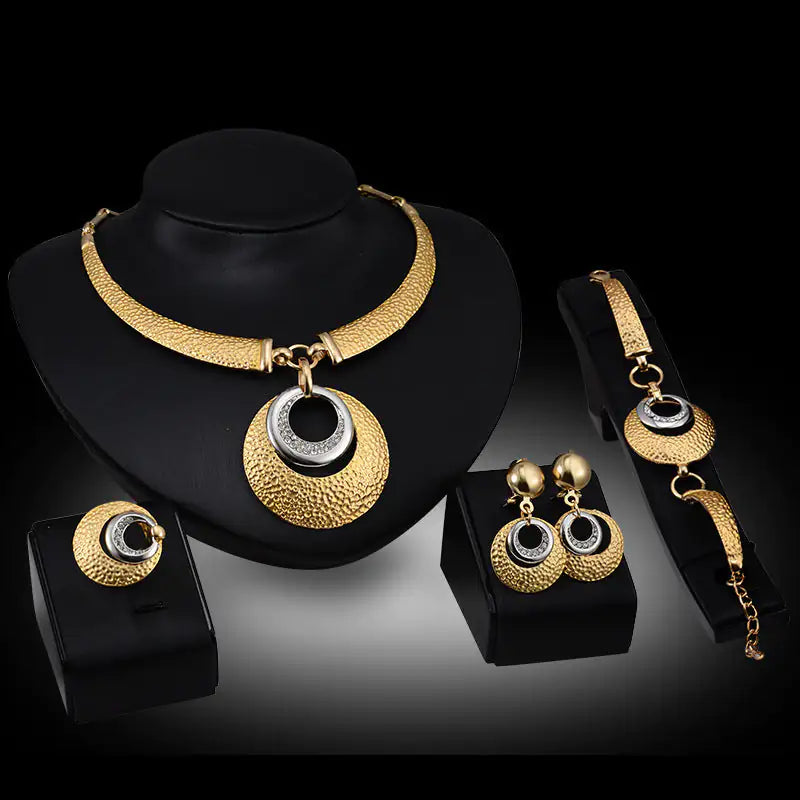 Gold Indian Jewelry Set