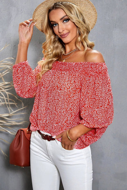 Off - the - Shoulder Fashion off - Neck Trendy Loose Chiffon Shirt - Kaiju Mafia