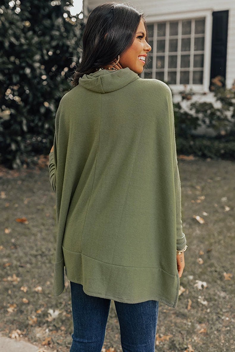 Pure Color Long Sleeves Casual Wind Loose Bottoming Top Pullover - Kaiju Mafia