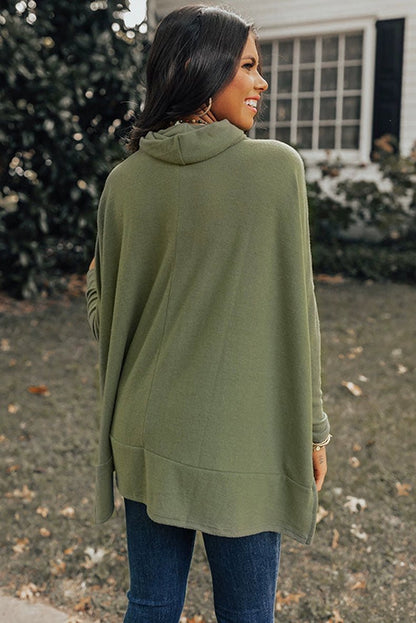 Pure Color Long Sleeves Casual Wind Loose Bottoming Top Pullover - Kaiju Mafia