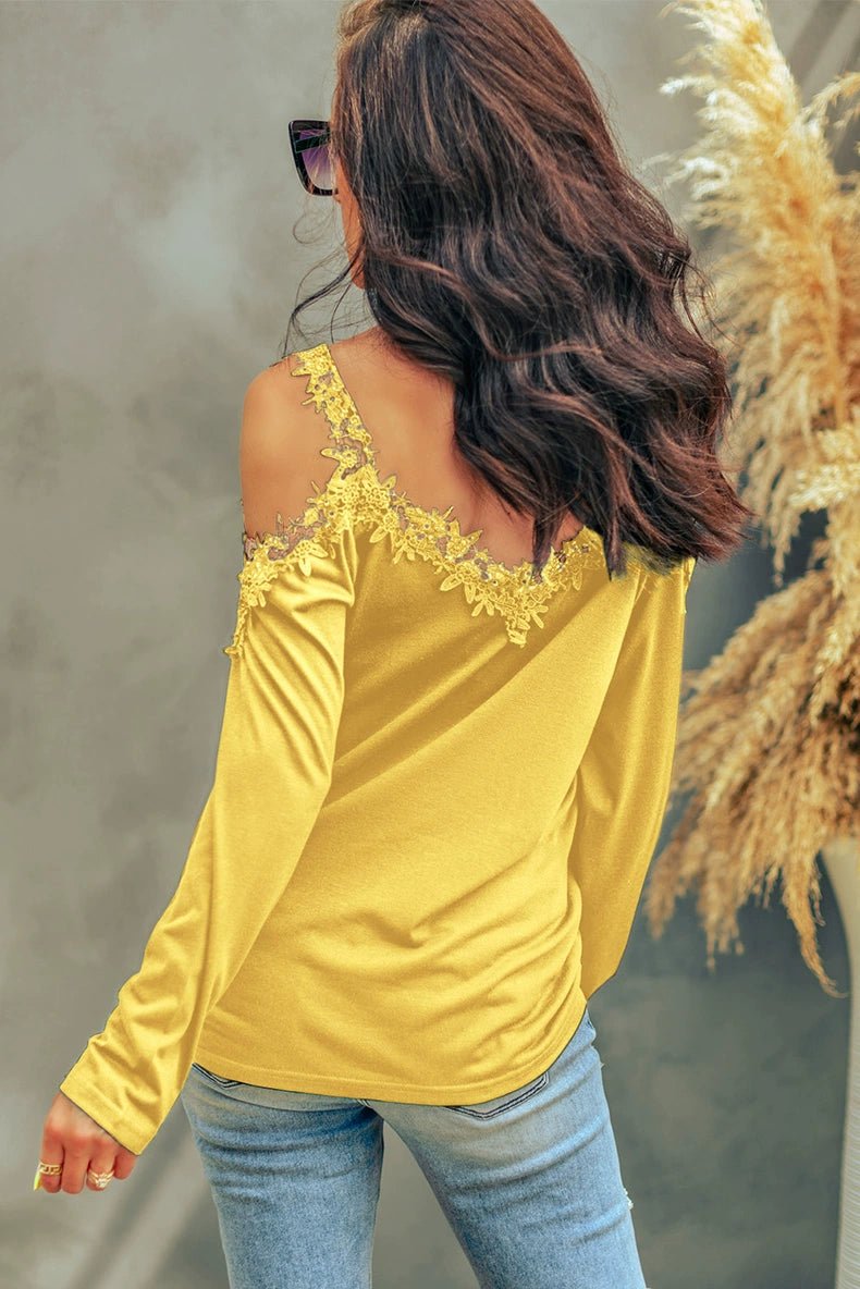 Fashion Sexy Thin Long Sleeves T-shirt Women&
