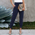 High Waist Nine Points European and American Fashion Minimalist Loose - Fit Tappered Trousers - Kaiju Mafia