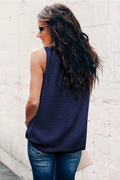 Sleeveless Trendy Loose Chiffon I - Shaped Vest Tops - Kaiju Mafia