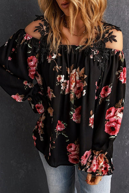 Autumn and Winter Printing Long Sleeves Fashion Pullover Tops Chiffon Shirt - Kaiju Mafia