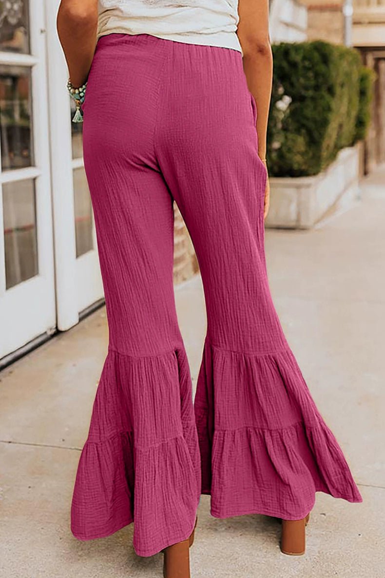 Black Fashion Fashion Ruffles Thin Women&