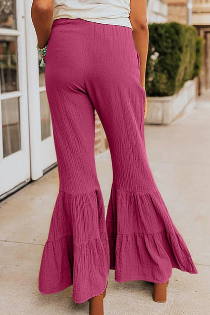 Black Fashion Fashion Ruffles Thin Women&