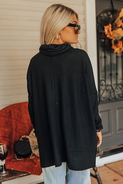 Pure Color Long Sleeves Casual Wind Loose Bottoming Top Pullover - Kaiju Mafia