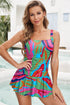 2024 Summer New Solid One - Piece Swimsuit Women European and American Sexy Sling Pleated A Word Vest - Style One - Piece Swimsuit - Kaiju Mafia