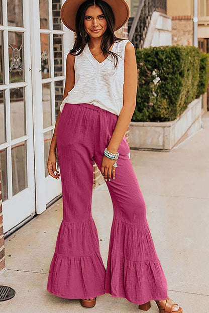Black Fashion Fashion Ruffles Thin Women&
